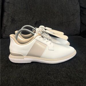 G/FORE GALLIVAN2R SIDE STRIPE KILTIE SPIKELESS GOLF SHOES STONE WOMENS GLF000037